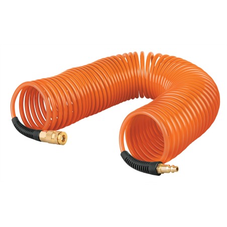 Manguera para Compresor, Tipo Resorte, 7.6 m, Truper