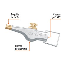 Soplete de Aire Tipo M, Truper