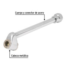 Inflador de Cabeza Doble, Cuerda 1/4 Npt, Pretul