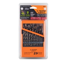 Juego de 29 Brocas Hss para Metal en Estuche, Truper Expert