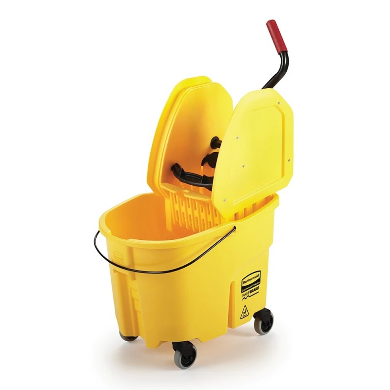 Balde con Exprimidor Rubbermaid® WAVEBRAKE® de 33.2 Lt.