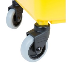 Balde para Mopa de Microfibra con Ruedas, 40 Lts., Amarillo