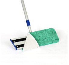 Mop Liso de Microfibra VERDE de 18" (45 cm) Hook & Loop
