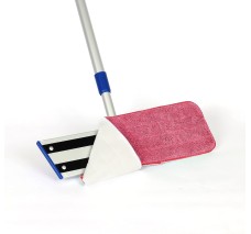 Mop Liso de Microfibra ROJO de 18" (45 cm) Hook & Loop