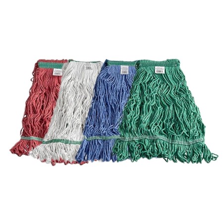 Mota para Trapeador de 24 oz, Banda de 1.25", Puntas en Bucle, Colores Varios