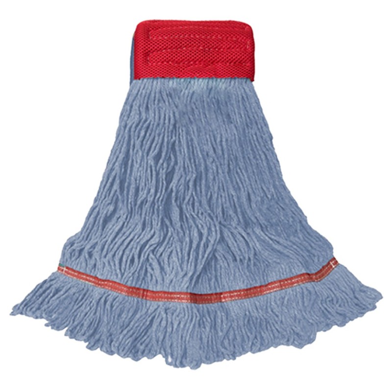 Mota para Trapeador de 24 oz, Banda de 5", Puntas en Bucle, Colores Varios