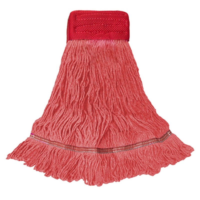 Mota para Trapeador de 24 oz, Banda de 5", Puntas en Bucle, Colores Varios