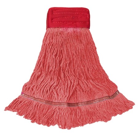 Mota para Trapeador de 24 oz, Banda de 5", Puntas en Bucle, Colores Varios