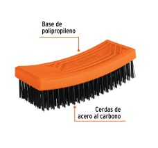 Cepillo Rectangular de Alambre 180 Pinceles, Sin Mango, Truper