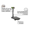 Báscula Electrónica de plataforma, plegable, 200 kg. Pretul