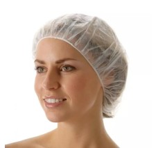 Cofia Blanca Plisada de...