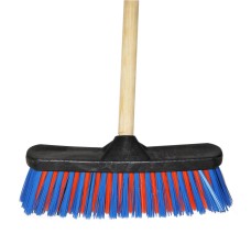 Escoba tipo Cepillo de Fibras Rígidas de 25 cm