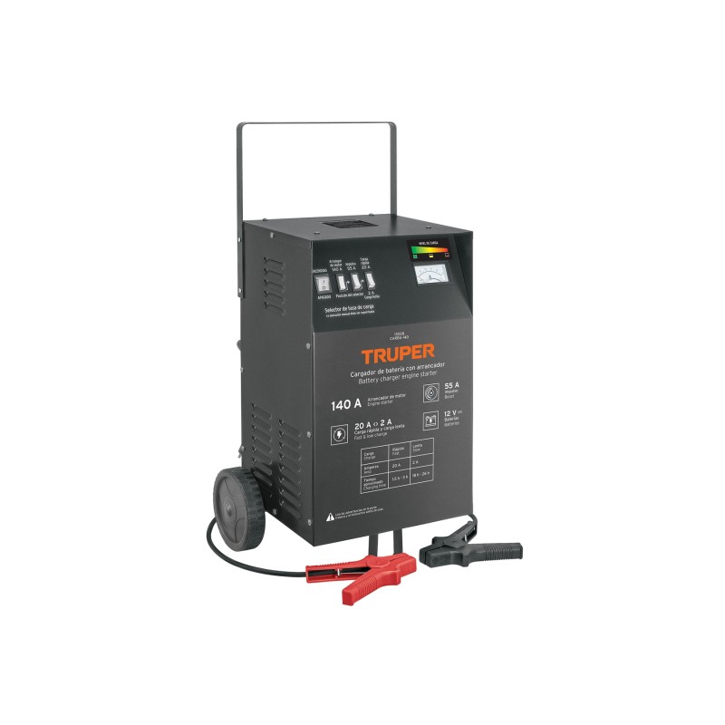 Cargador de Bateras 55 A, Arrancador de 140A, 12v