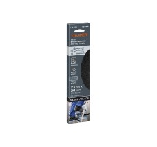 Tiras Antiderrapantes Negras 50mm x 23cm c/abrasivo, Truper, 6/Paquete