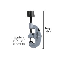 Cortador de Tubo de Cobre 1/8" A 1-1/8", Cuchilla 17mm, Pretul
