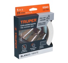 Cinta Antiderrapante Blanca 25 mm x 5 m. (1" x 16'), Rollo