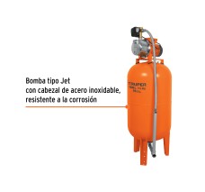 Equipo Hidroneumático 150L, Bomba Jet Inox. 1-1/2 HP, Truper