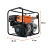 Motobomba Autocebante 2"x2", Gasolina 7HP, Agrícola, Truper