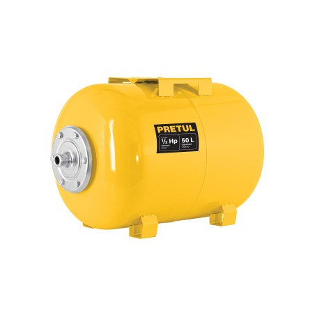 Tanque hidroneumático horizontal, 50 litros, Pretul