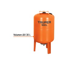 Tanque Hidroneumático Vertical, 100 litros, Truper