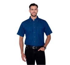 Camisa de Mezclilla Manga...