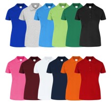 Playera Tipo Polo, Manga Corta Yazbek, con Silueta para Dama.