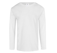 Playera Cuello Redondo Manga Larga para Caballero ActiviTee, 100% Poliéster, Yazbek