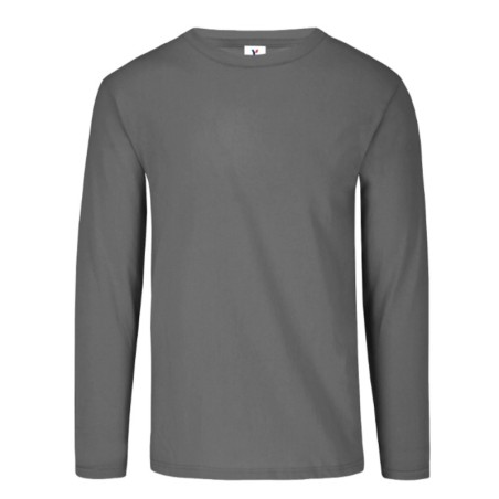 Playera Cuello Redondo Manga Larga para Caballero ActiviTee, 100% Poliéster, Yazbek