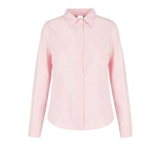 Blusa Manga Larga Oxford, con Silueta para Dama, Yazbek