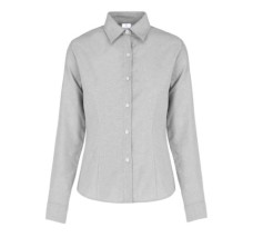 Blusa Manga Larga Oxford, con Silueta para Dama, Yazbek