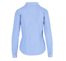 Blusa Manga Larga Oxford, con Silueta para Dama, Yazbek