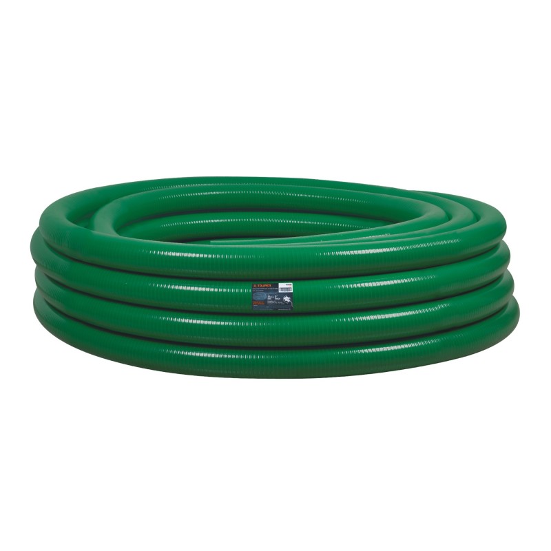 Manguera de succión y descarga 2" p/motobomba, rollo 30m, Truper