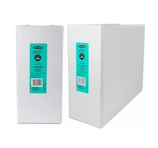 Carpeta Panoramica ACCO, Anillos en D de 5 Pulgadas, Tamaño Carta, Color Blanco