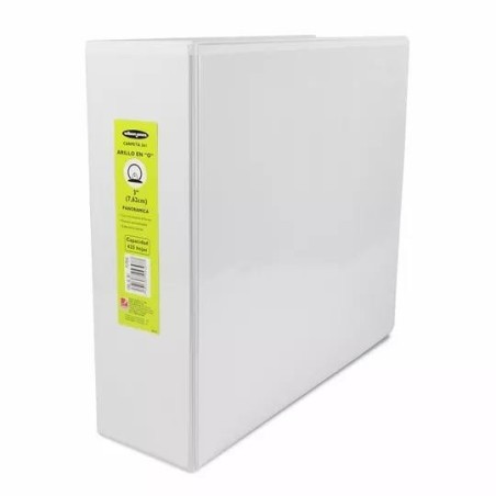 Carpeta Blanca Panorámica de 3" ACCO, Anillos en O