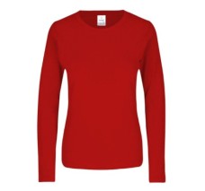 Playera Cuello Redondo Manga Larga para Dama ActiviTee, 100% Poliéster, Yazbek