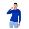 Playera Cuello Redondo Manga Larga para Dama ActiviTee, 100% Poliéster, Yazbek