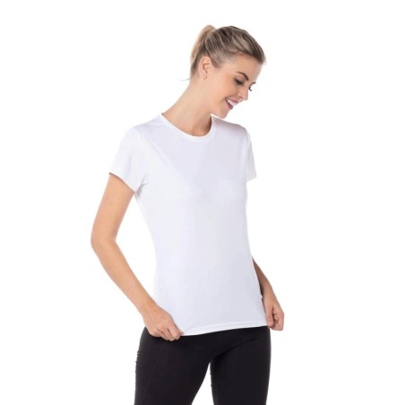 Playera Cuello Redondo Manga Corta ActiviTee para Dama,100 % Poliester, Yazbek