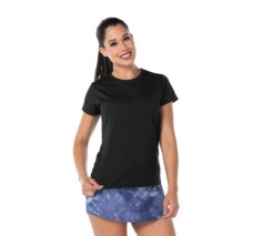 Playera Cuello Redondo Manga Corta ActiviTee para Dama,100 % Poliester, Yazbek