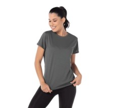 Playera Cuello Redondo Manga Corta ActiviTee para Dama,100 % Poliester, Yazbek