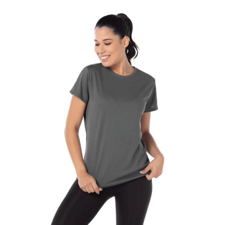 Playera Cuello Redondo Manga Corta ActiviTee para Dama,100 % Poliester, Yazbek