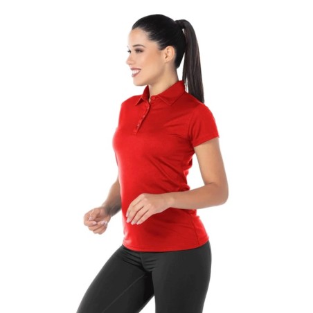 Playera Tipo Polo Manga Corta para Dama,100% Poliéster, Yazbek