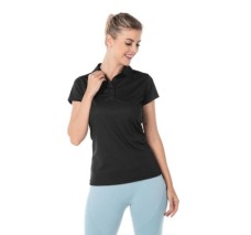 Playera Tipo Polo Manga Corta para Dama,100% Poliéster, Yazbek