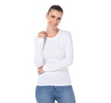 Playera Cuello Redondo Manga Larga para Dama, Yazbek