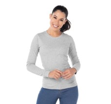 Playera Cuello Redondo Manga Larga para Dama, Yazbek