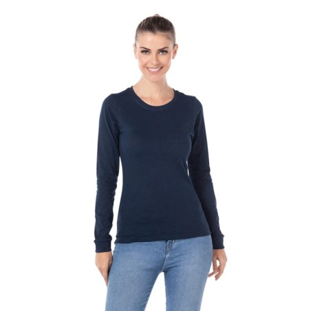 Playera Cuello Redondo Manga Larga para Dama, Yazbek
