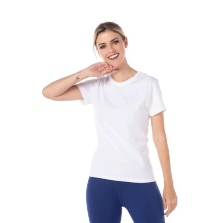 Playera Peso Completo Manga Corta con Silueta para Dama, Yabek, Colores Varios