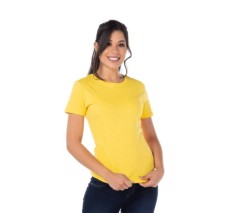 Playera Peso Completo Manga Corta con Silueta para Dama, Yabek, Colores Varios
