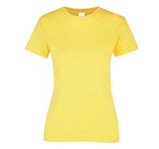 Playera Peso Completo Manga Corta con Silueta para Dama, Yabek, Colores Varios