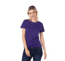 Playera Peso Completo Manga Corta con Silueta para Dama, Yabek, Colores Varios