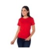 Playera Peso Completo Manga Corta con Silueta para Dama, Yabek, Colores Varios